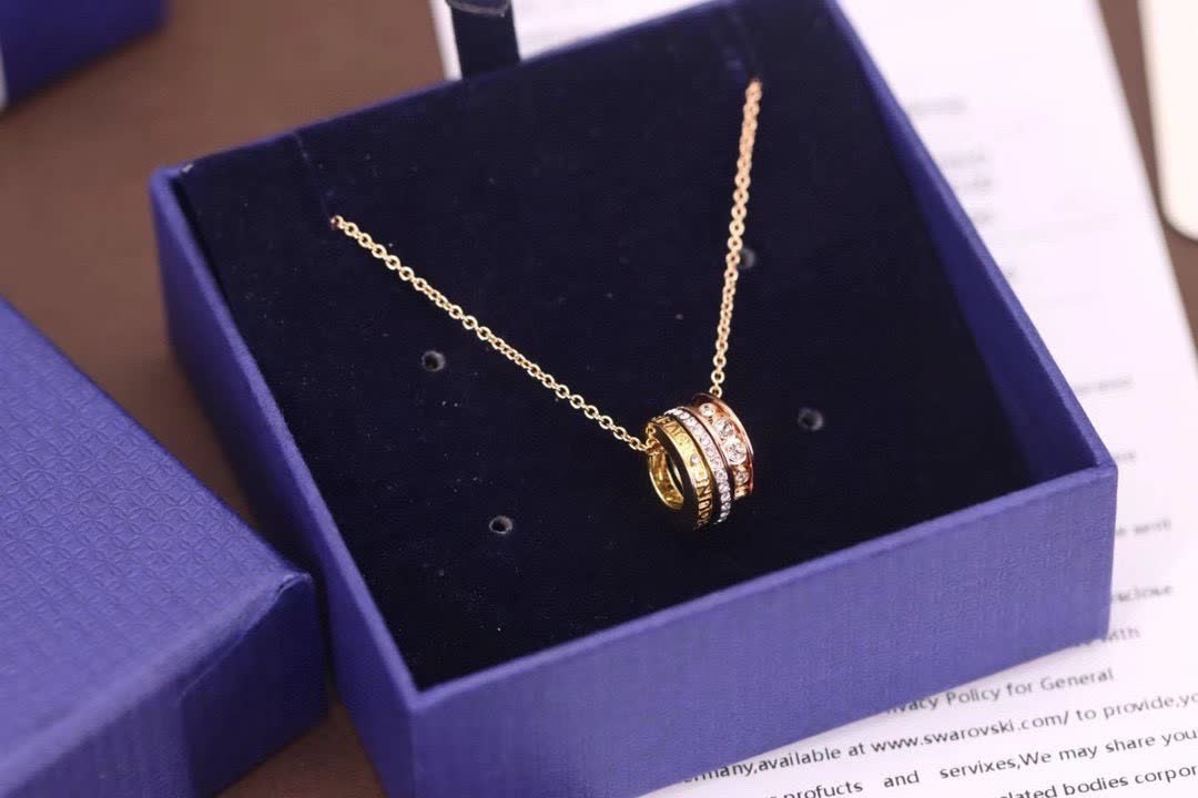 Tiffany & Co. E17 18K Gold Ring Pendant with Diamonds