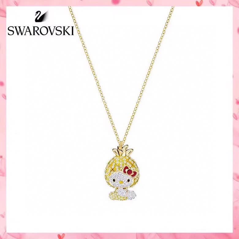 Swarovski Hello Kitty Pineapple Pendant Necklace