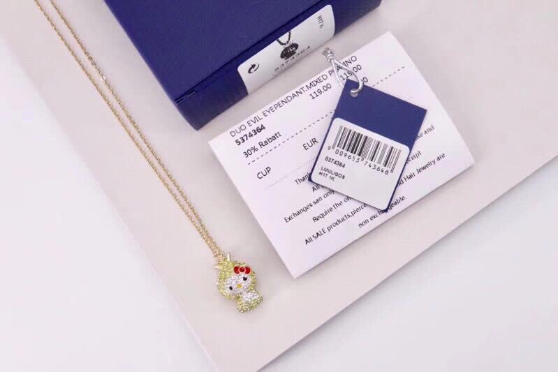 Swarovski Hello Kitty Pineapple Pendant Necklace