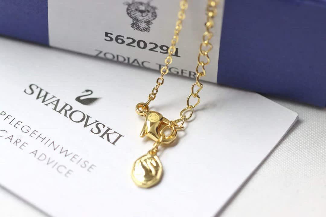 Swarovski Zodiac Tiger Pendant Necklace