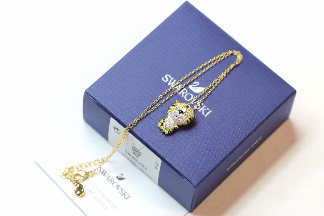 Swarovski Zodiac Tiger Pendant Necklace