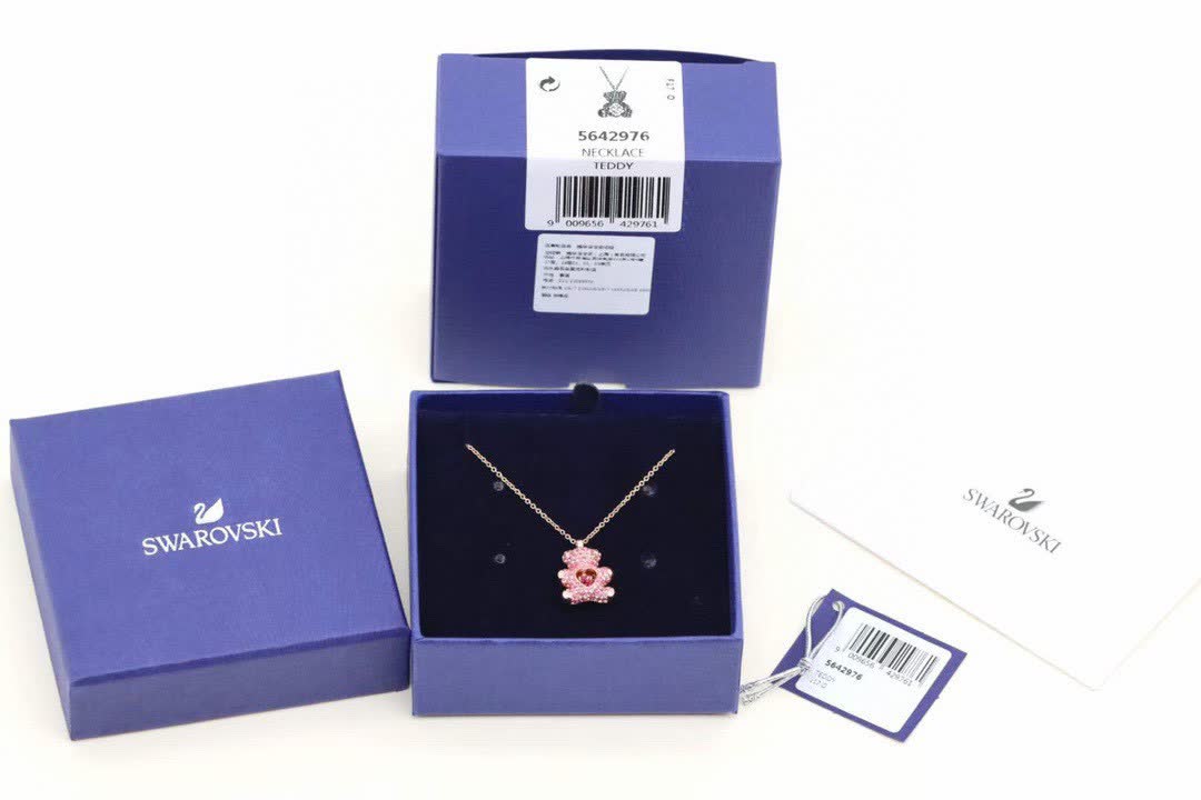 Swarovski Teddy Bear Necklace