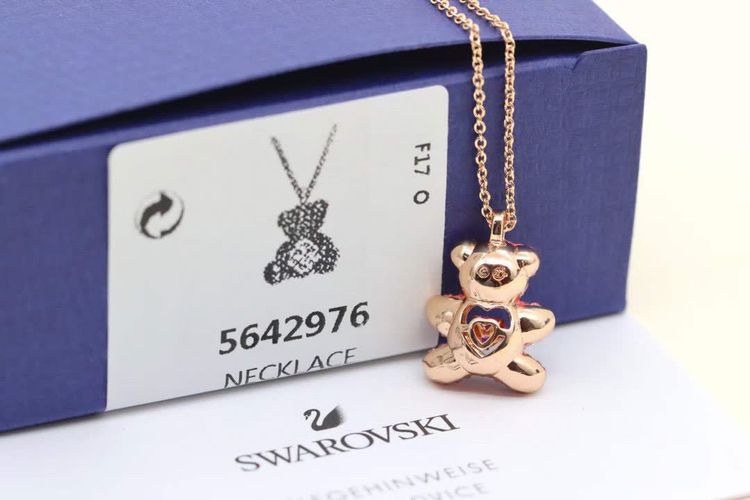 Swarovski Teddy Bear Necklace