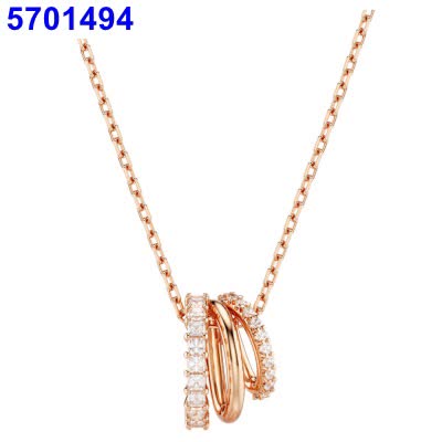 Swarovski Rose Gold Diamond Necklace