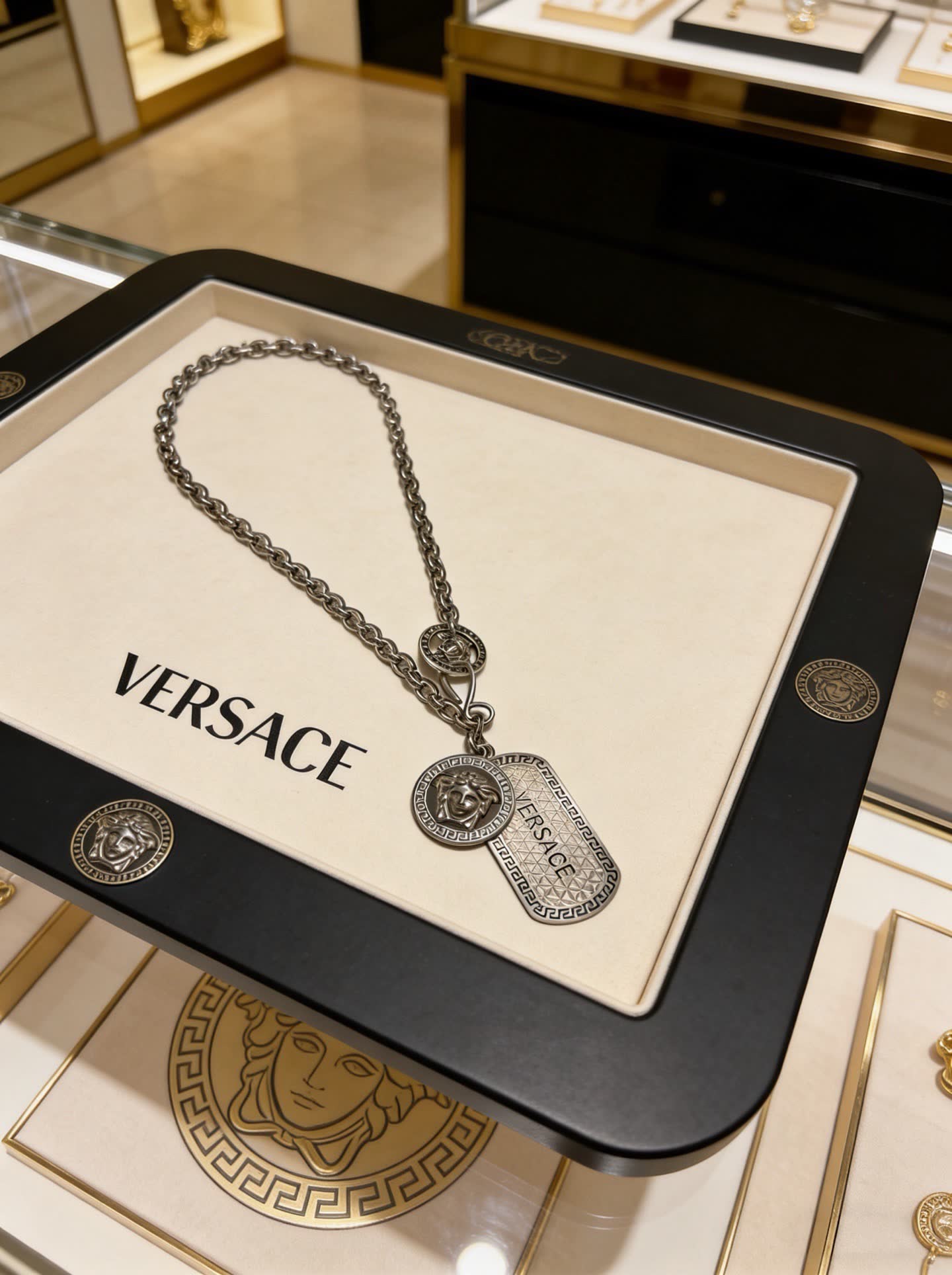 Versace Medusa Chain Necklace