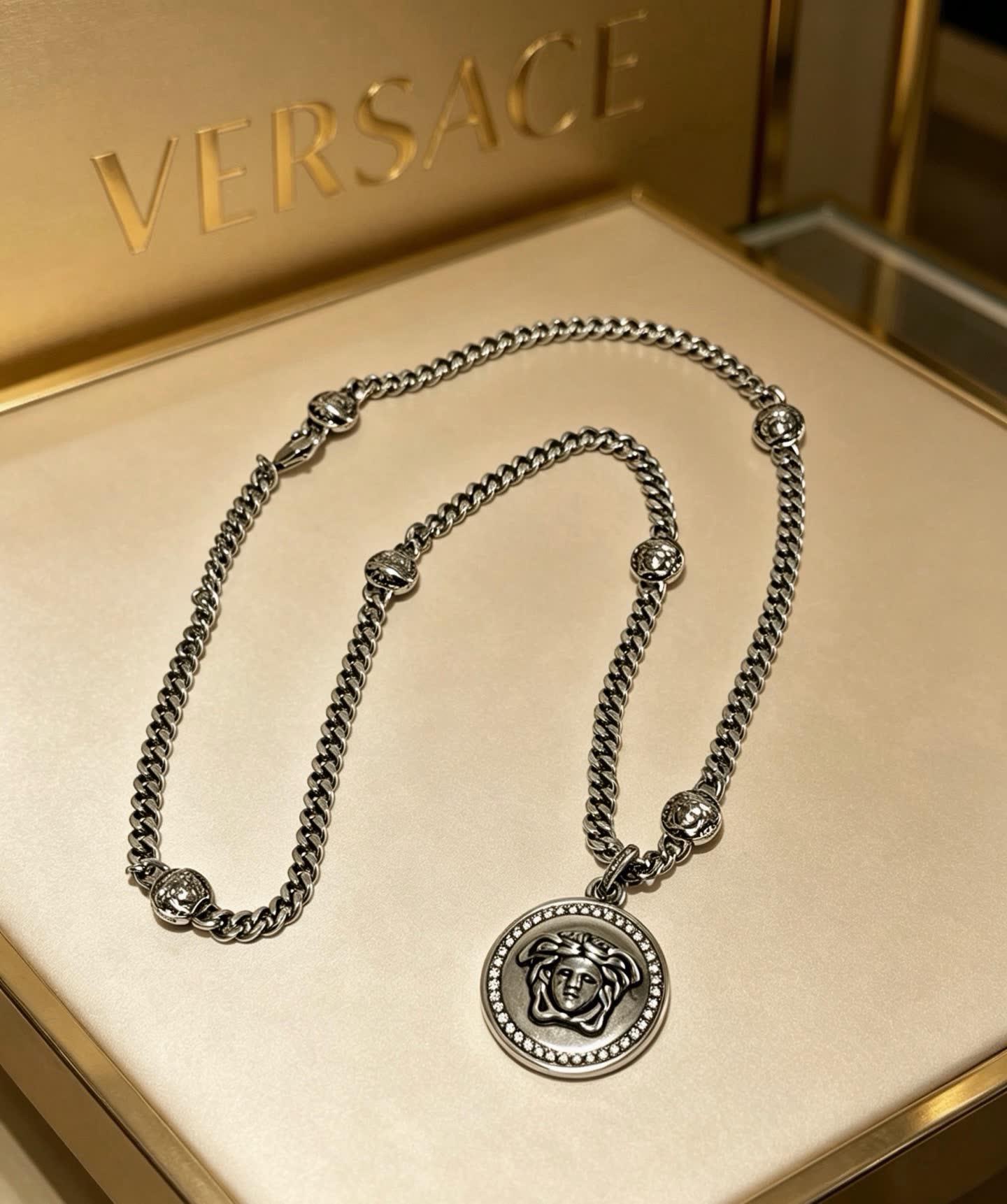 Versace Medusa Chain Necklace
