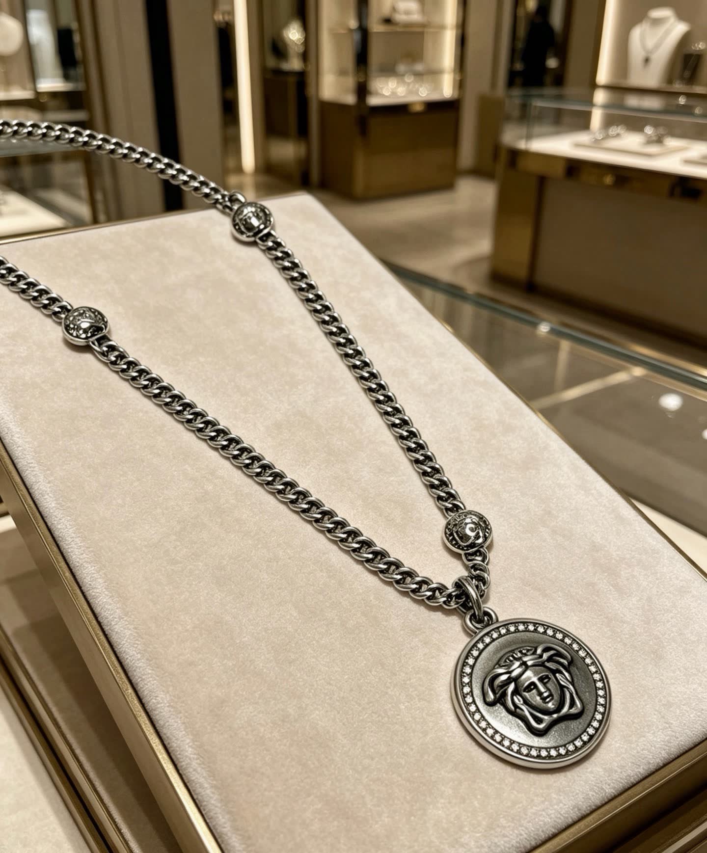 Versace Medusa Chain Necklace