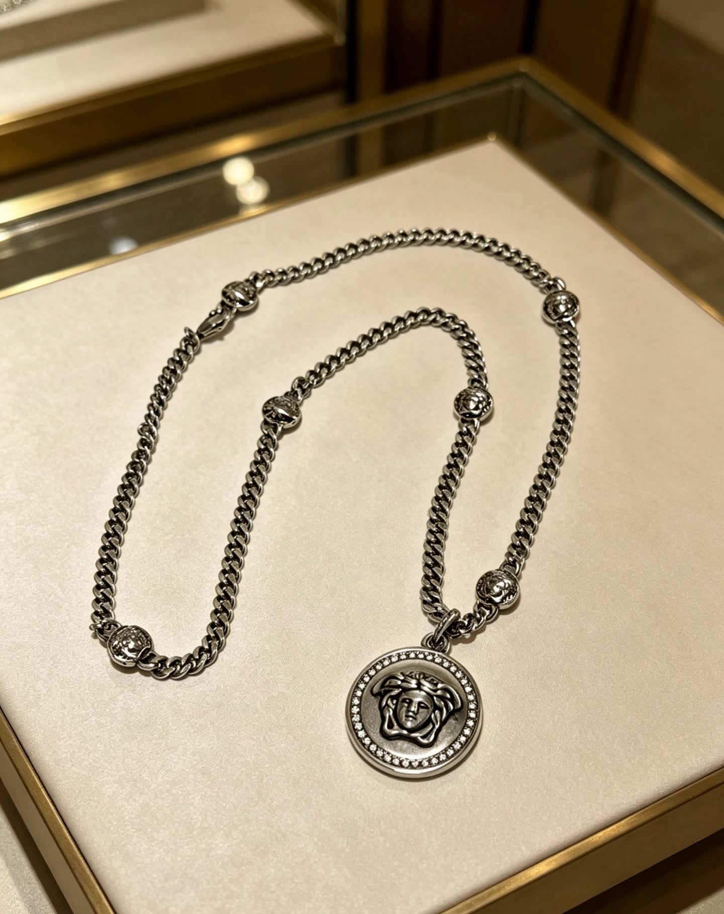 Versace Medusa Chain Necklace