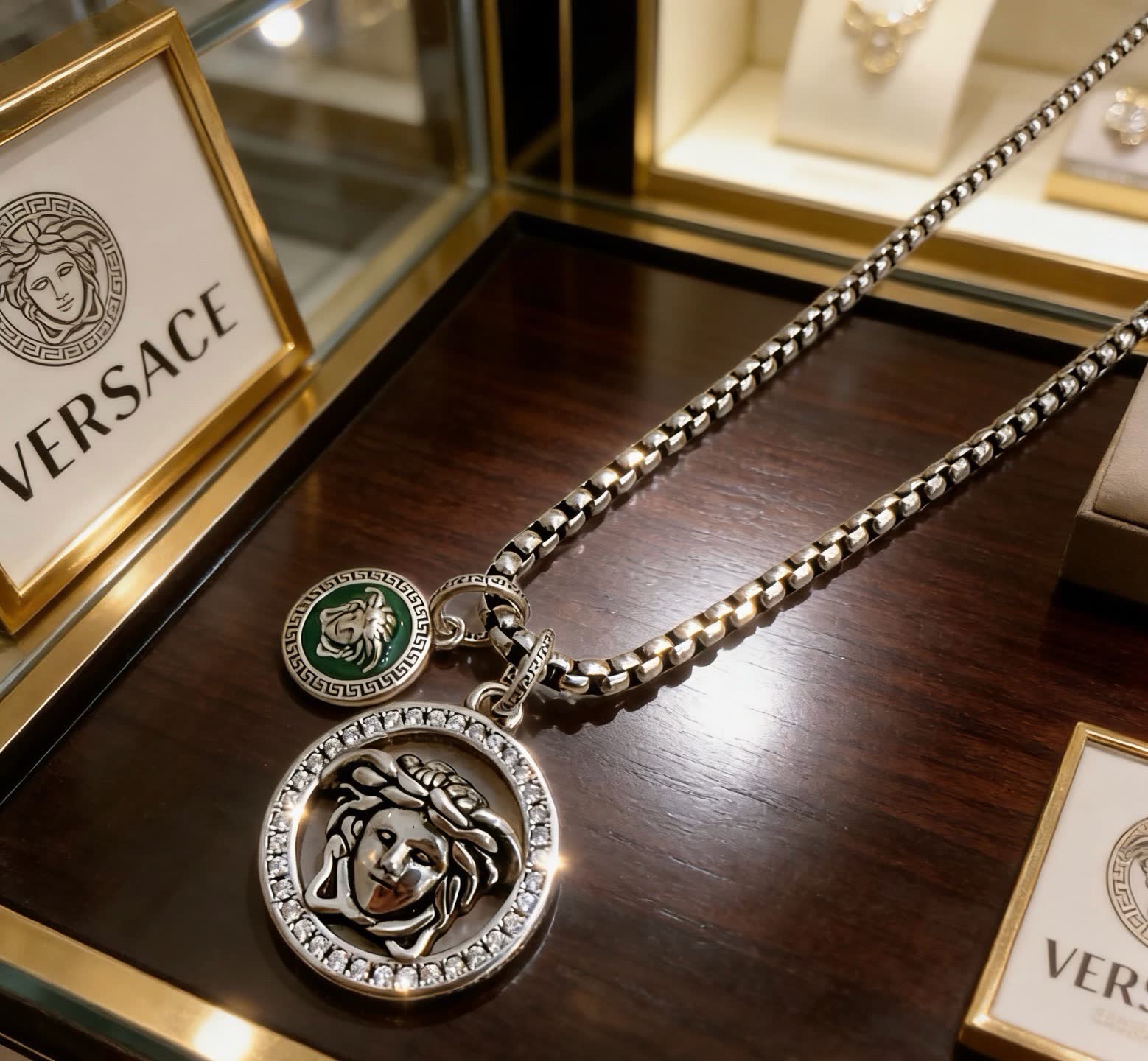 Versace Medusa Chain Necklace