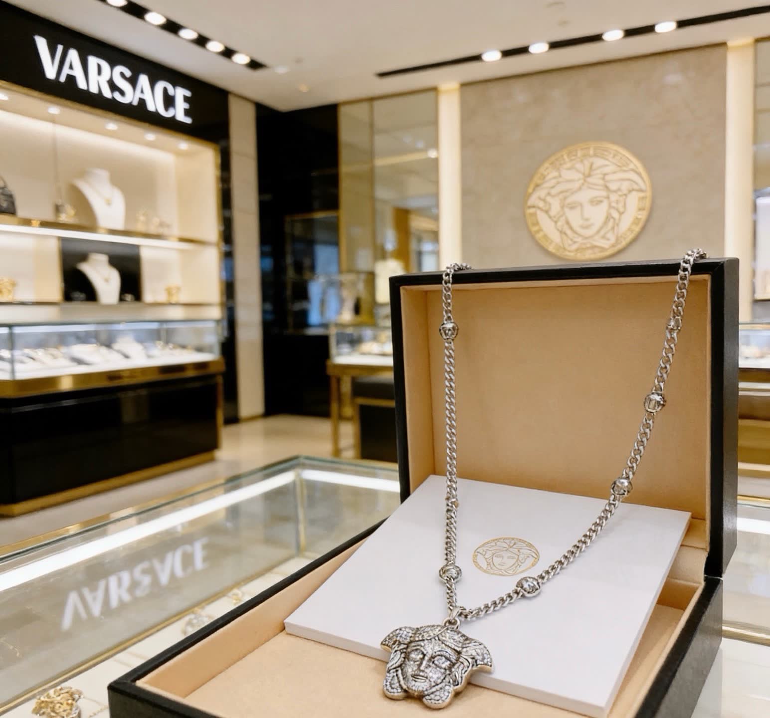 Versace Medusa Chain Necklace