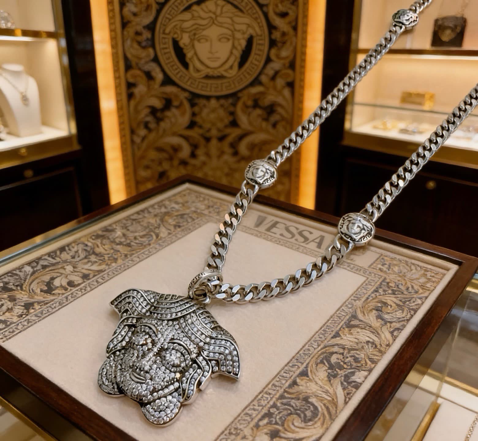 Versace Medusa Chain Necklace