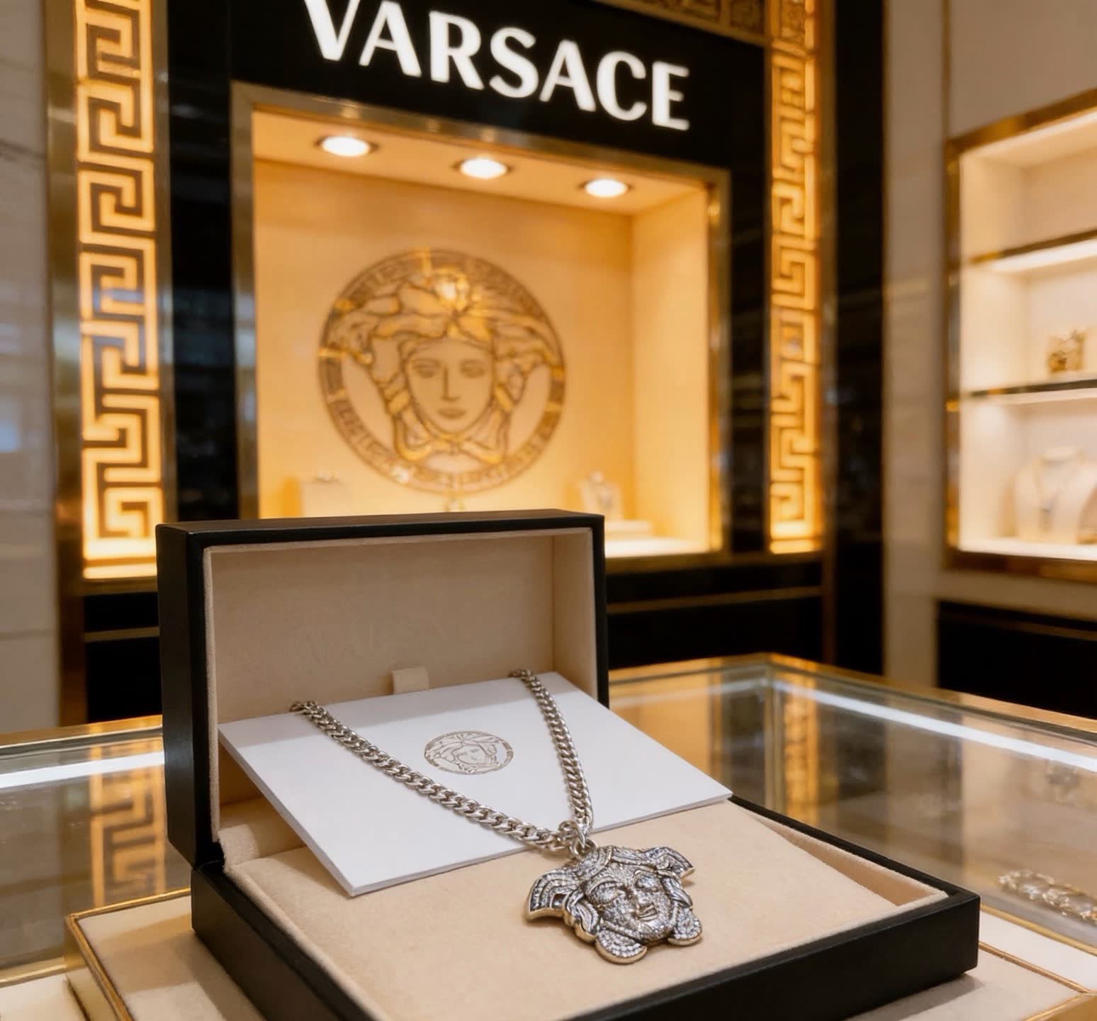 Versace Medusa Chain Necklace