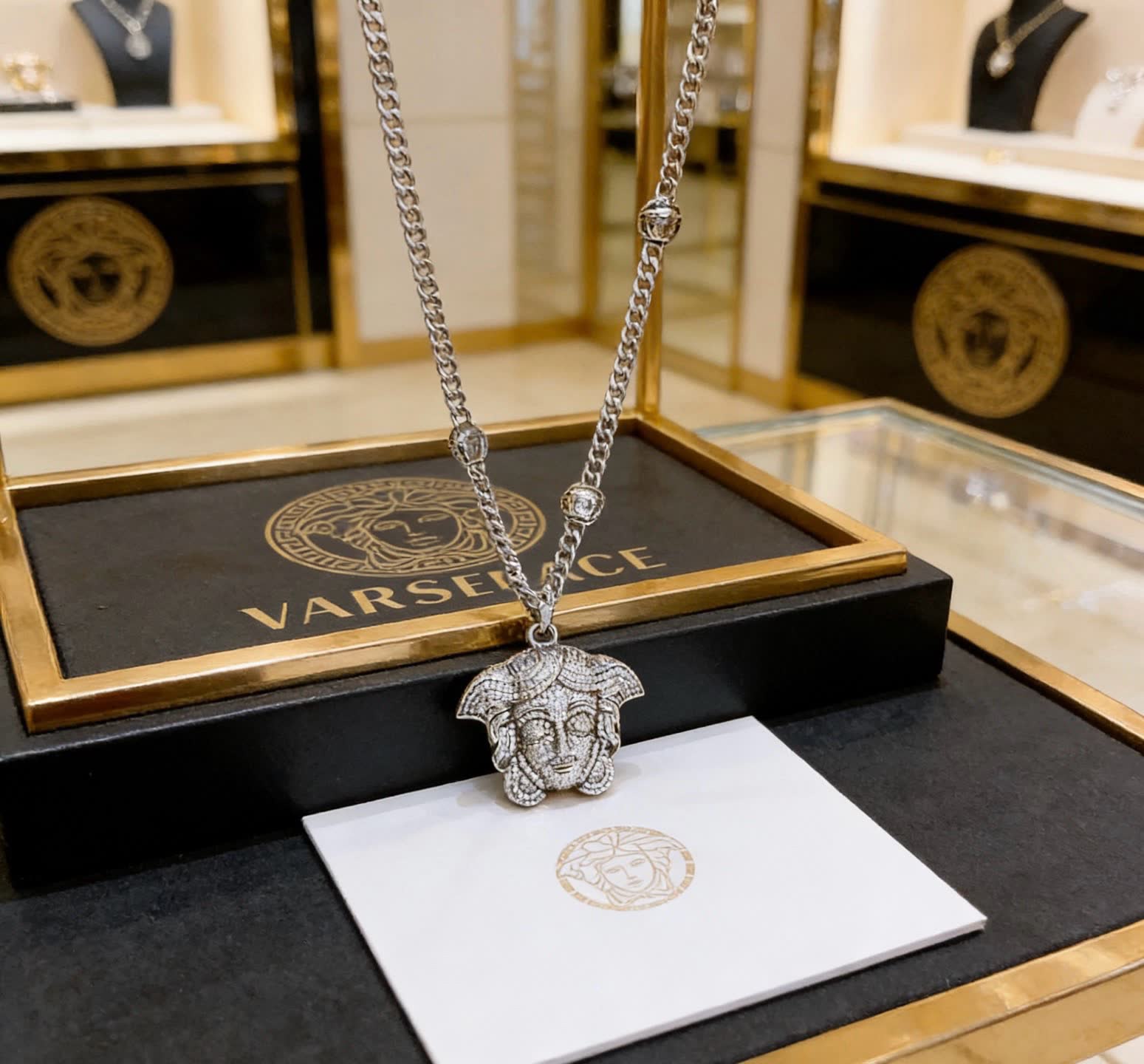 Versace Medusa Chain Necklace