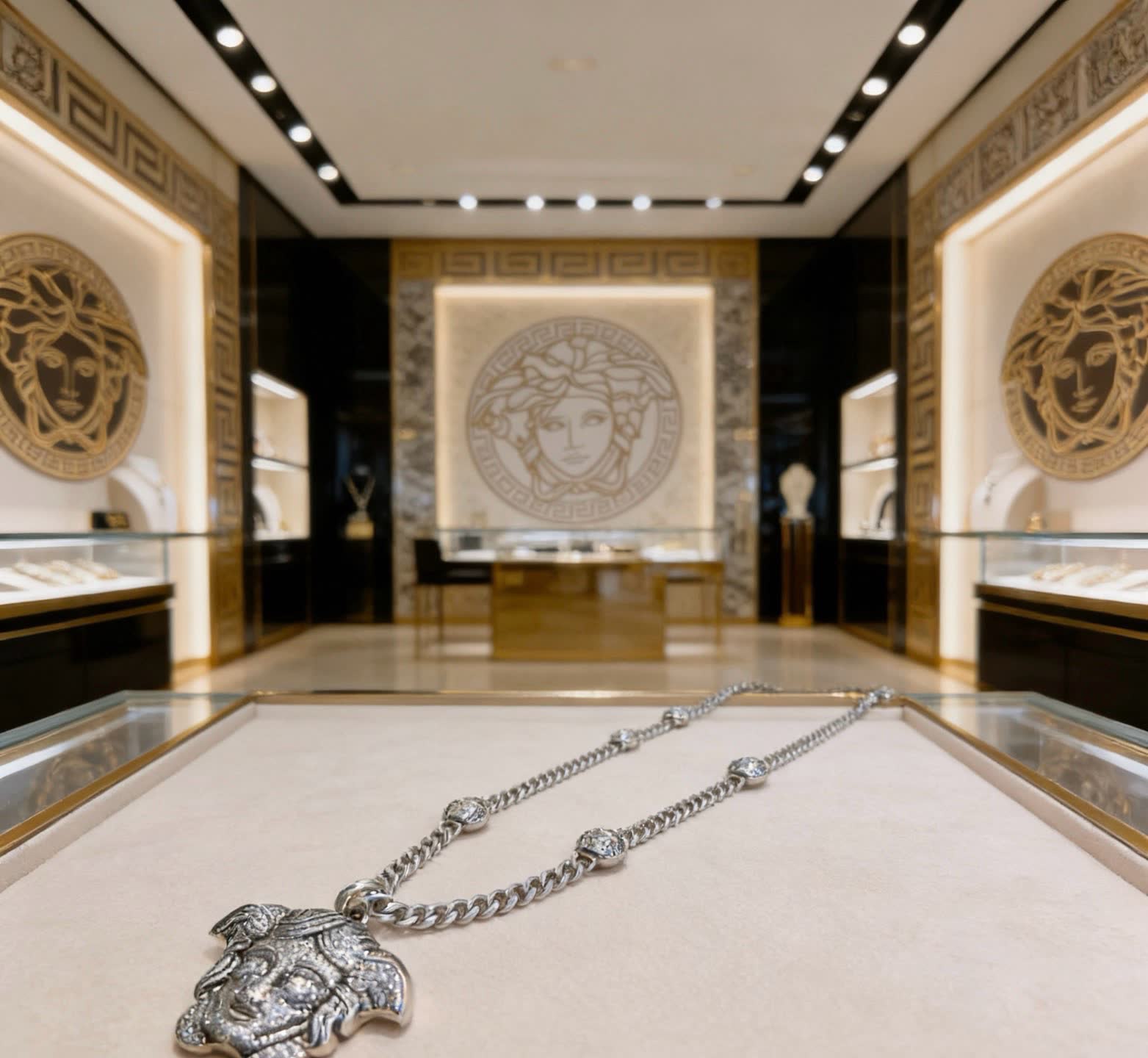Versace Medusa Chain Necklace