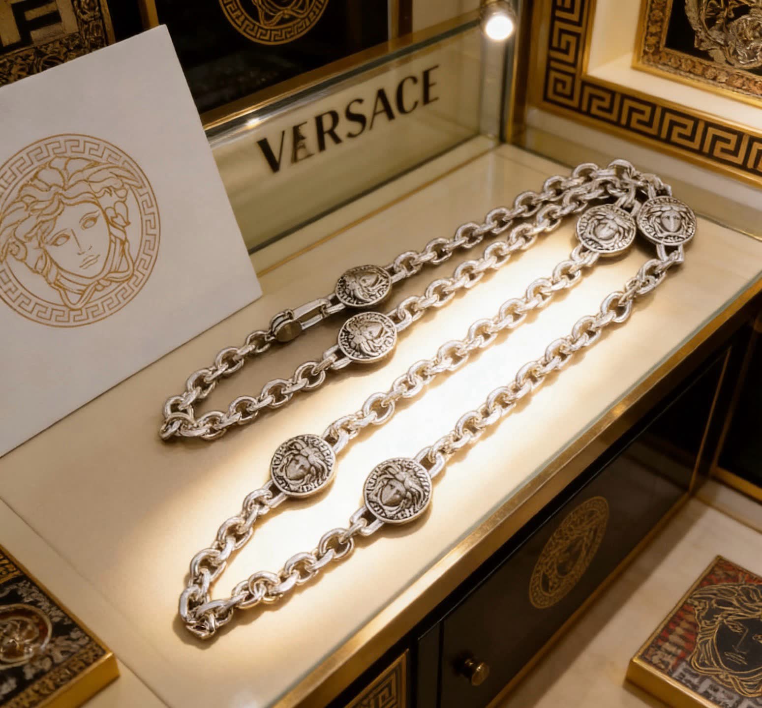 Versace Medusa Chain Necklace