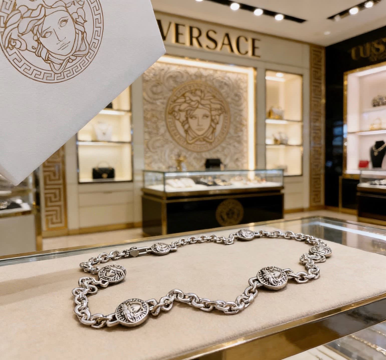 Versace Medusa Chain Necklace