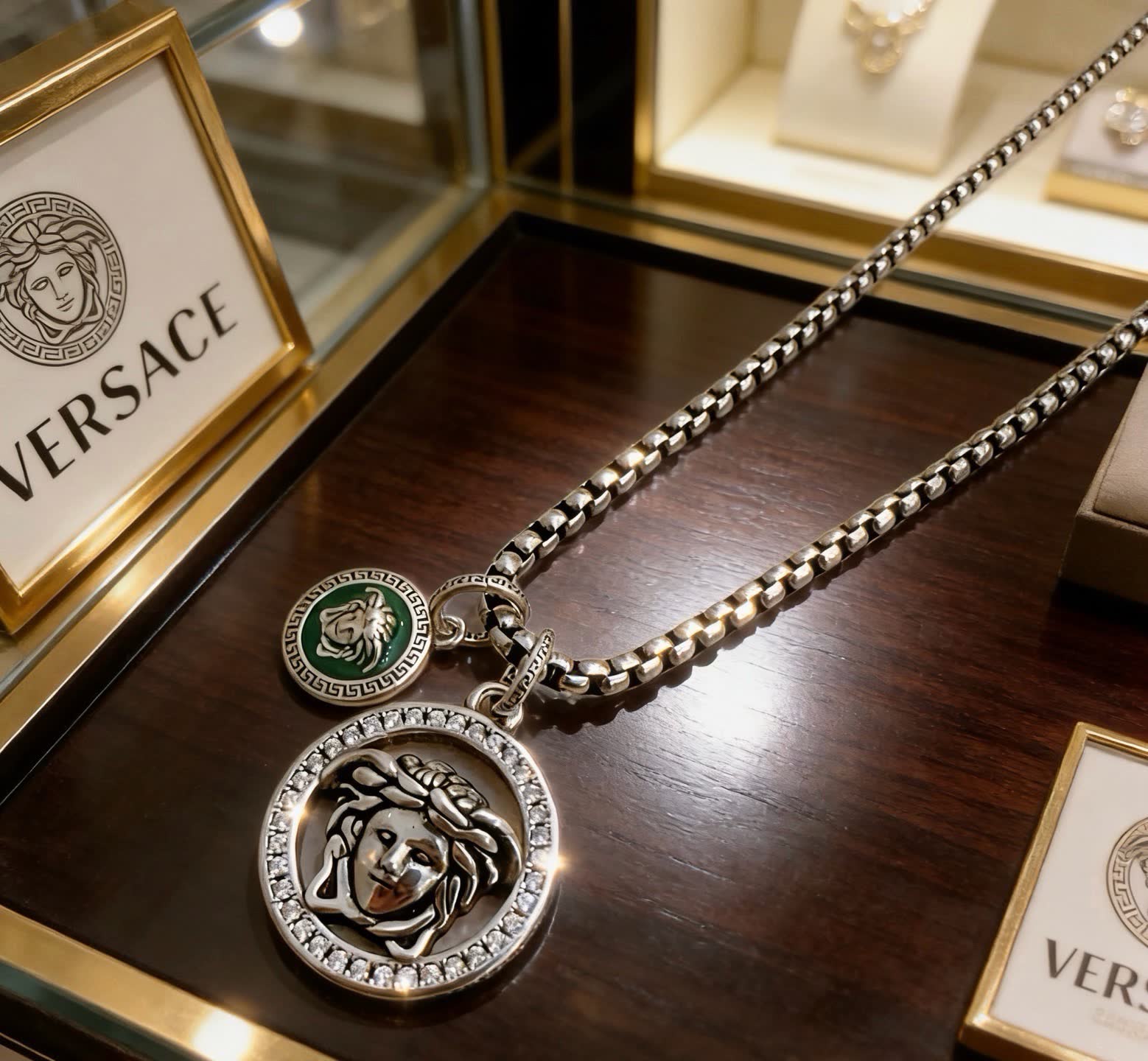 Versace Medusa Chain Necklace