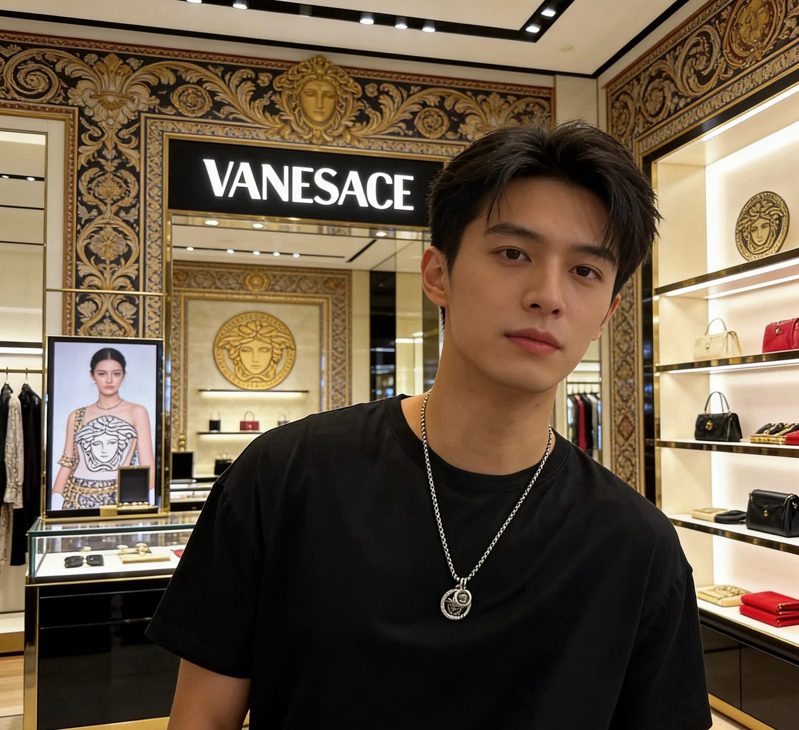 Versace Medusa Chain Necklace