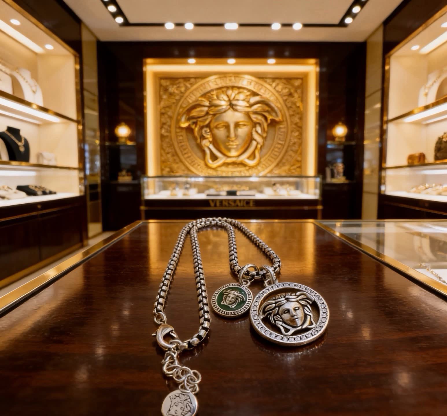 Versace Medusa Chain Necklace
