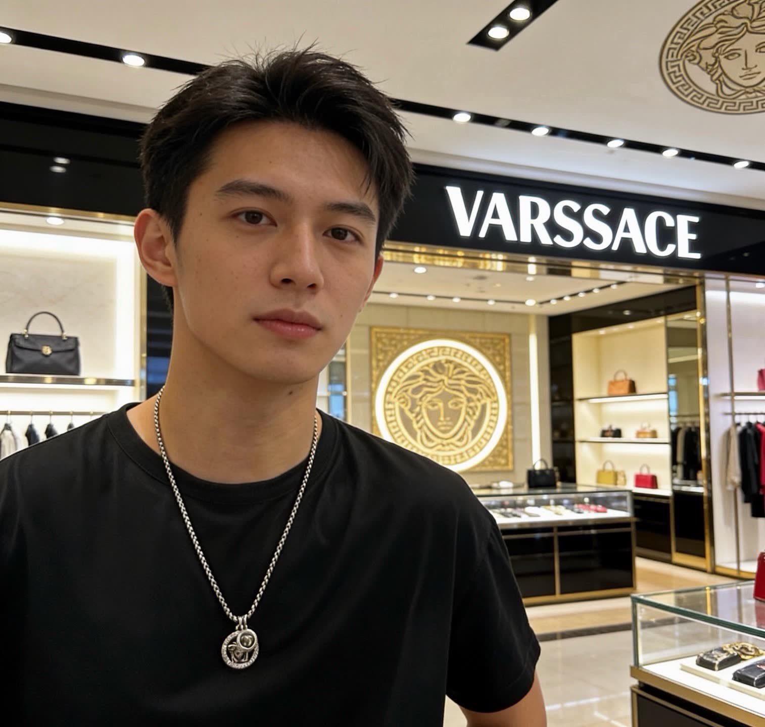 Versace Medusa Chain Necklace