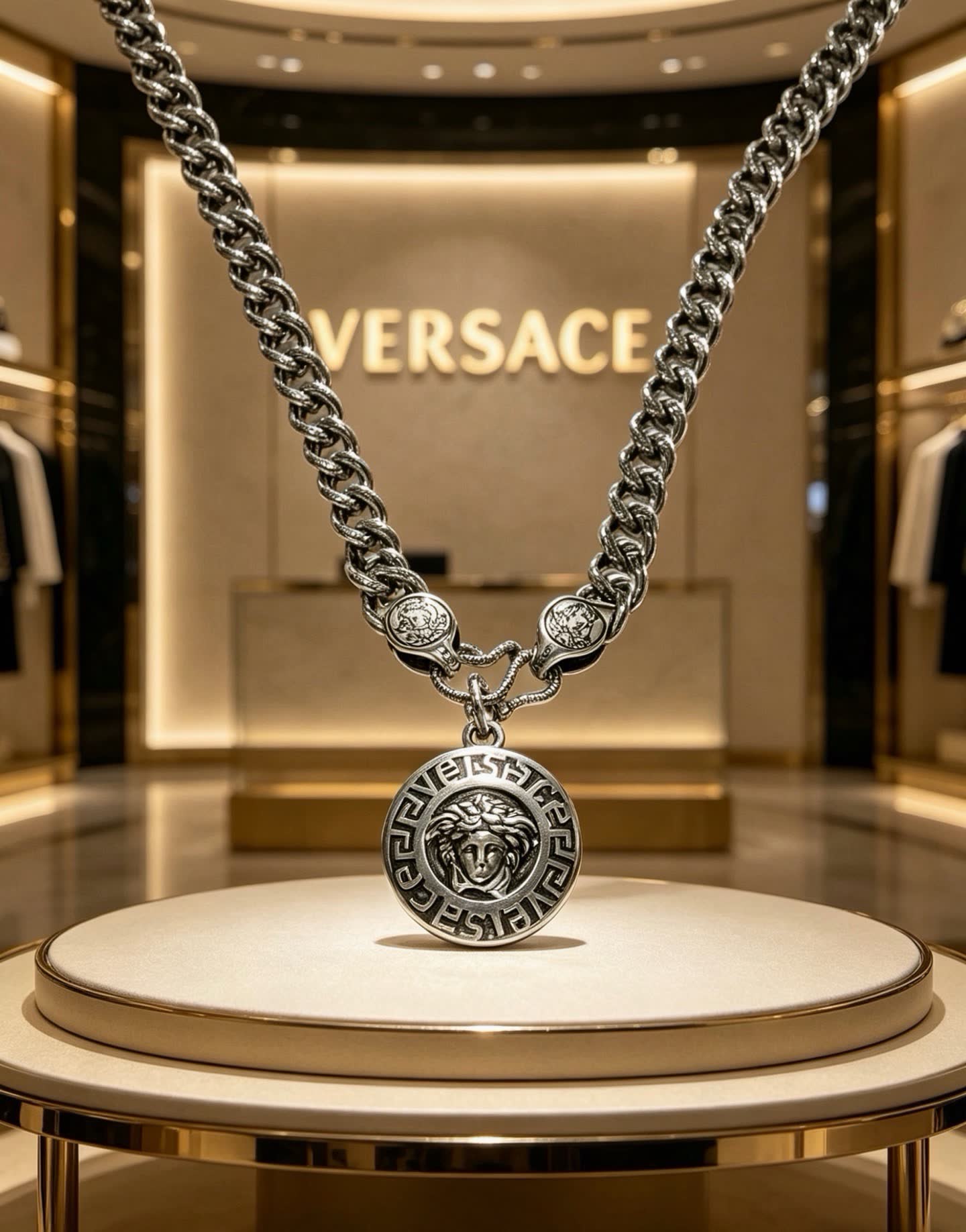 Versace Medusa Chain Necklace