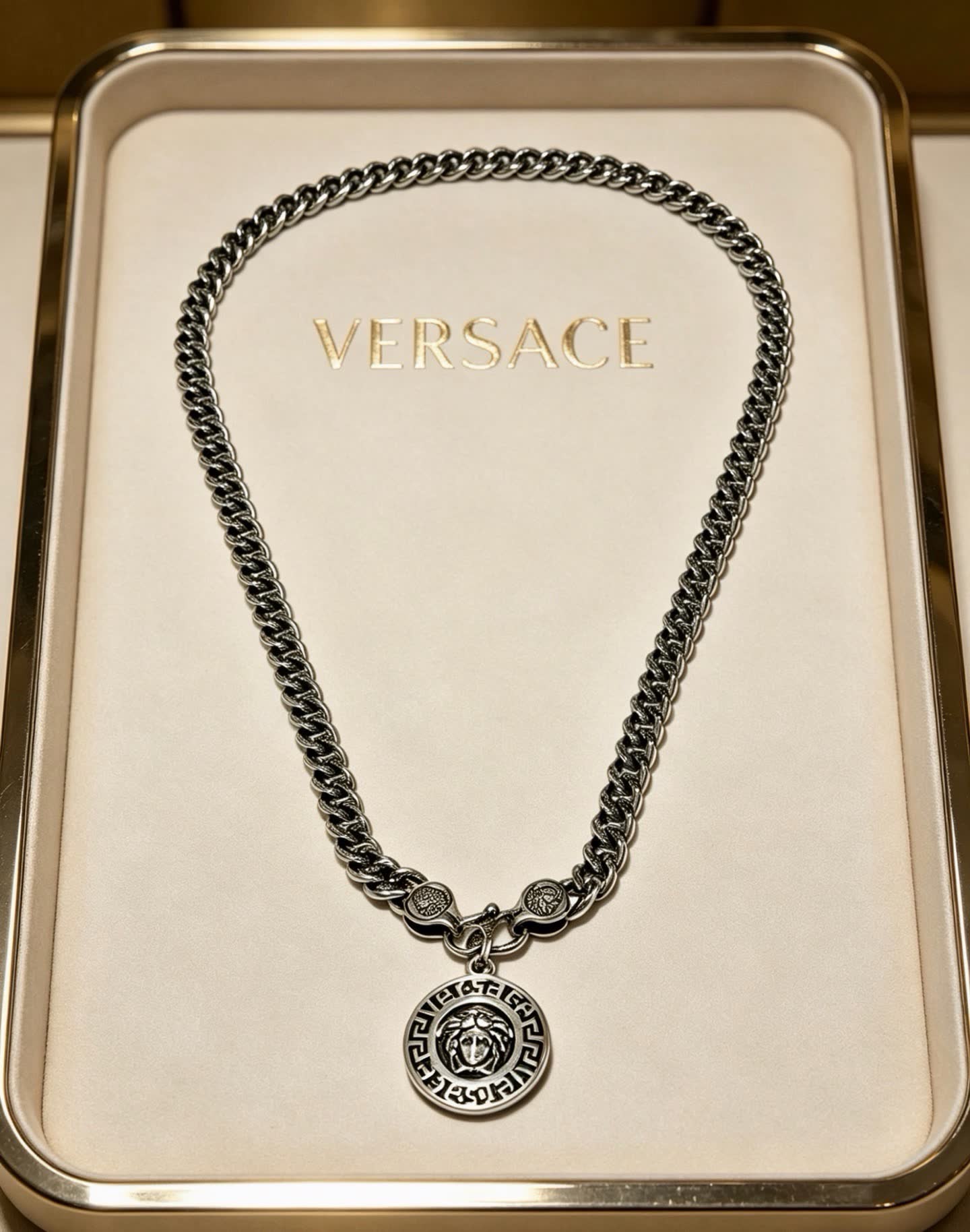Versace Medusa Chain Necklace