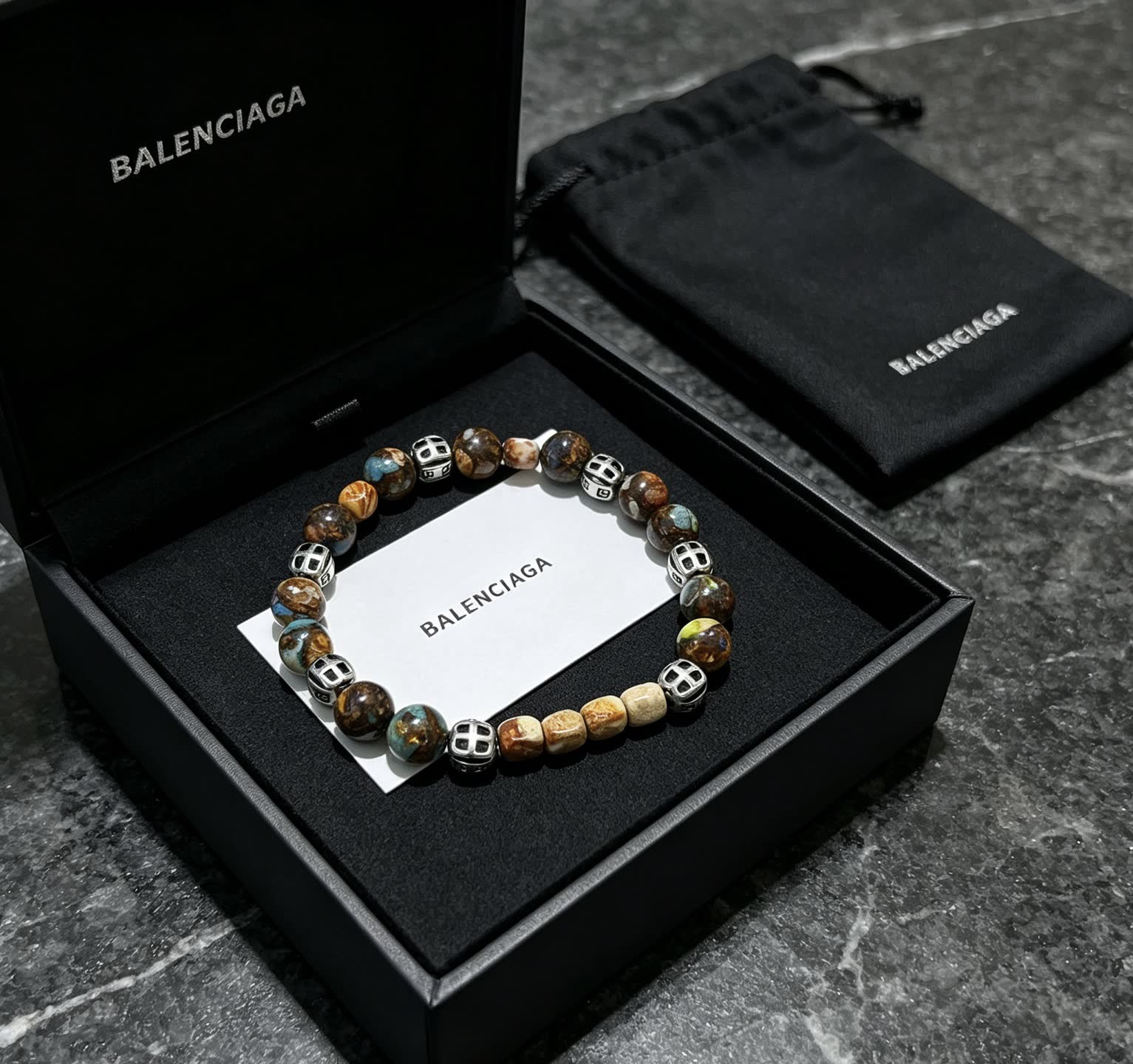 Balenciaga Multicolored Beaded Bracelet Balenciaga Multicolored Beaded Bracelet