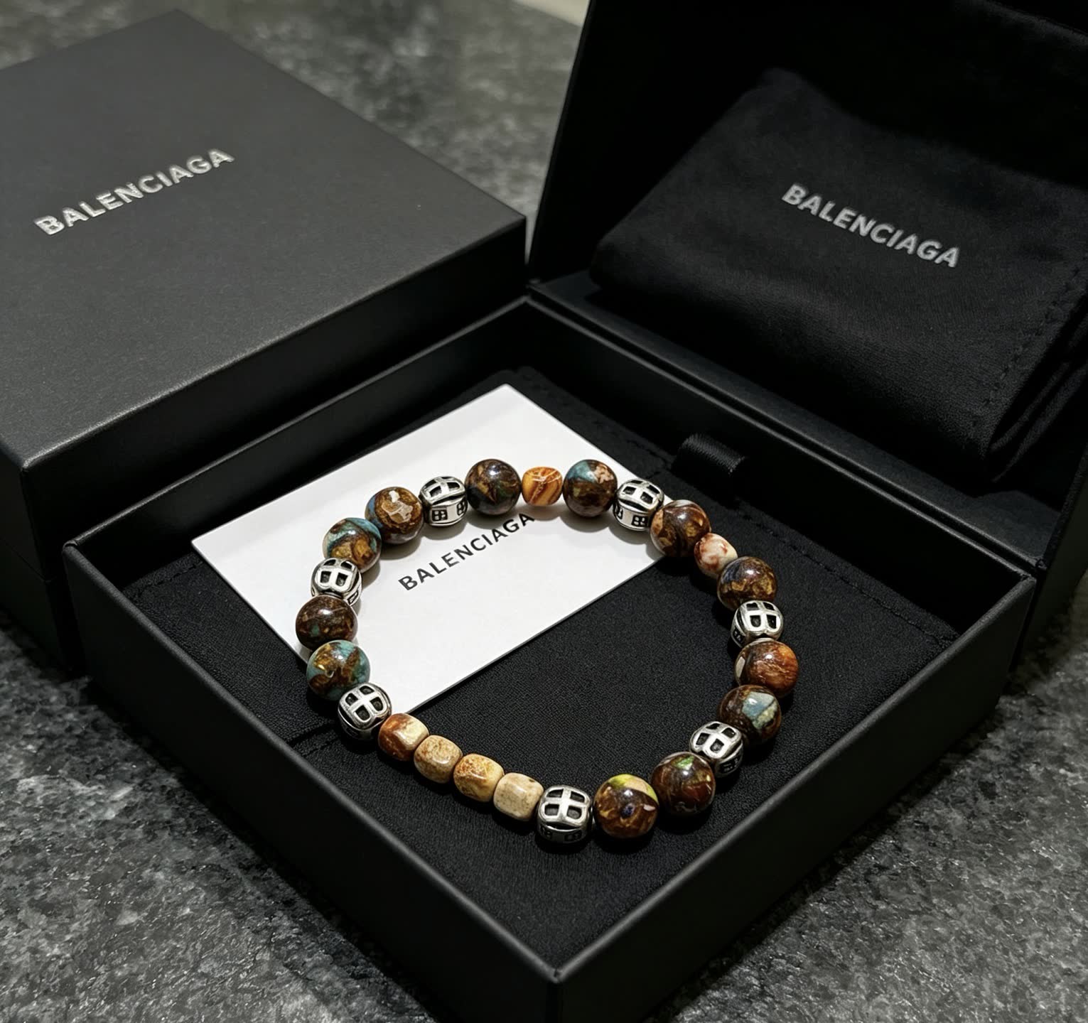 Balenciaga Multicolored Beaded Bracelet