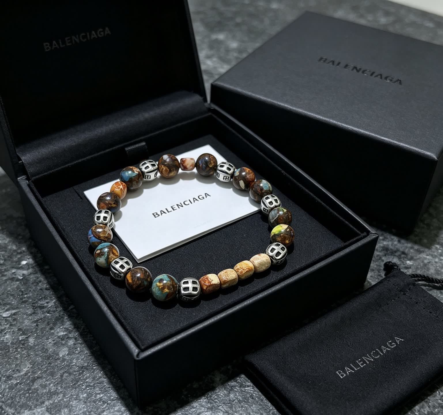 Balenciaga Multicolored Beaded Bracelet