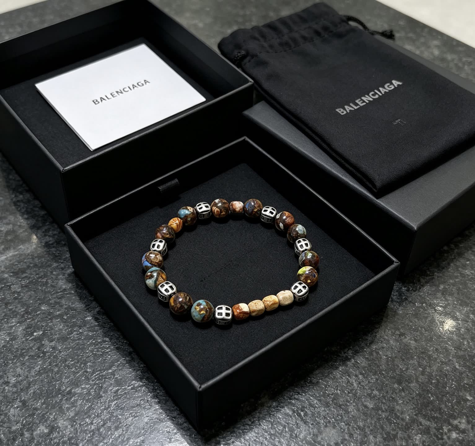 Balenciaga Multicolored Beaded Bracelet
