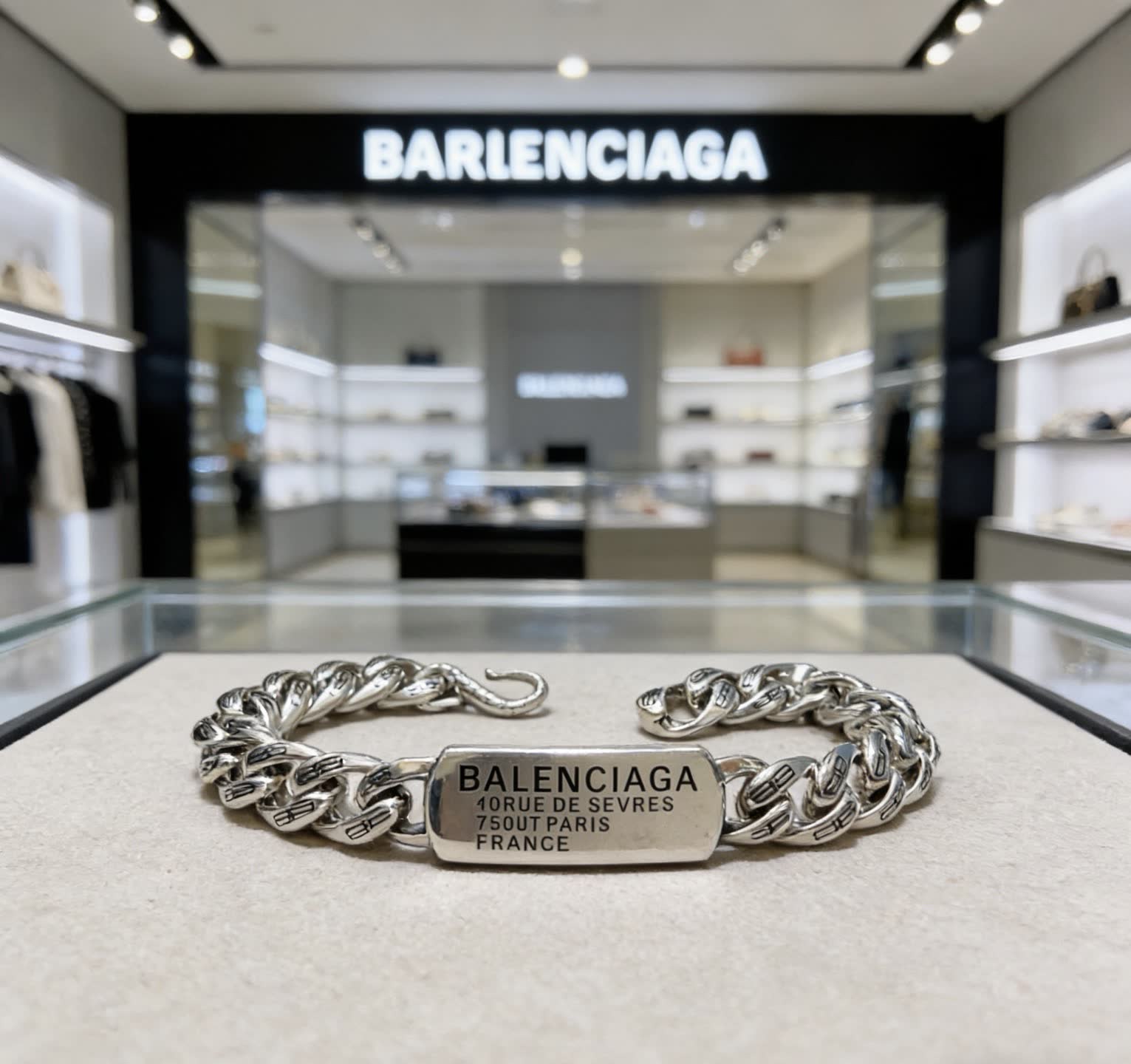 Balenciaga Silver Bracelet