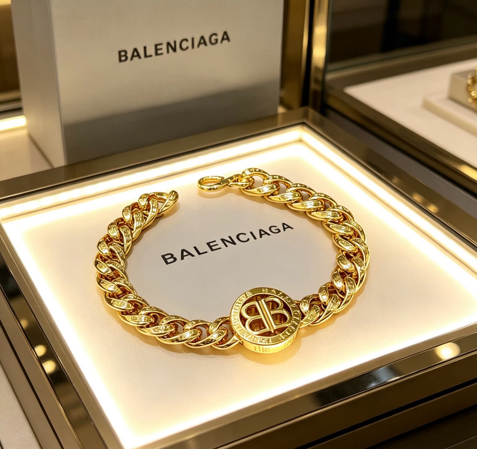 Balenciaga Gold Tone Bracelet Balenciaga Gold Tone Bracelet
