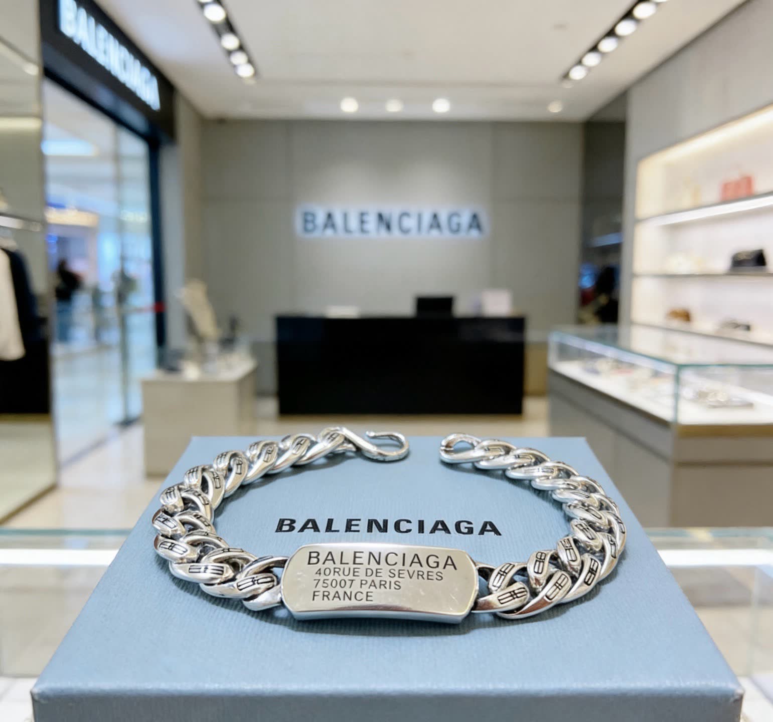 Balenciaga Silver Bracelet