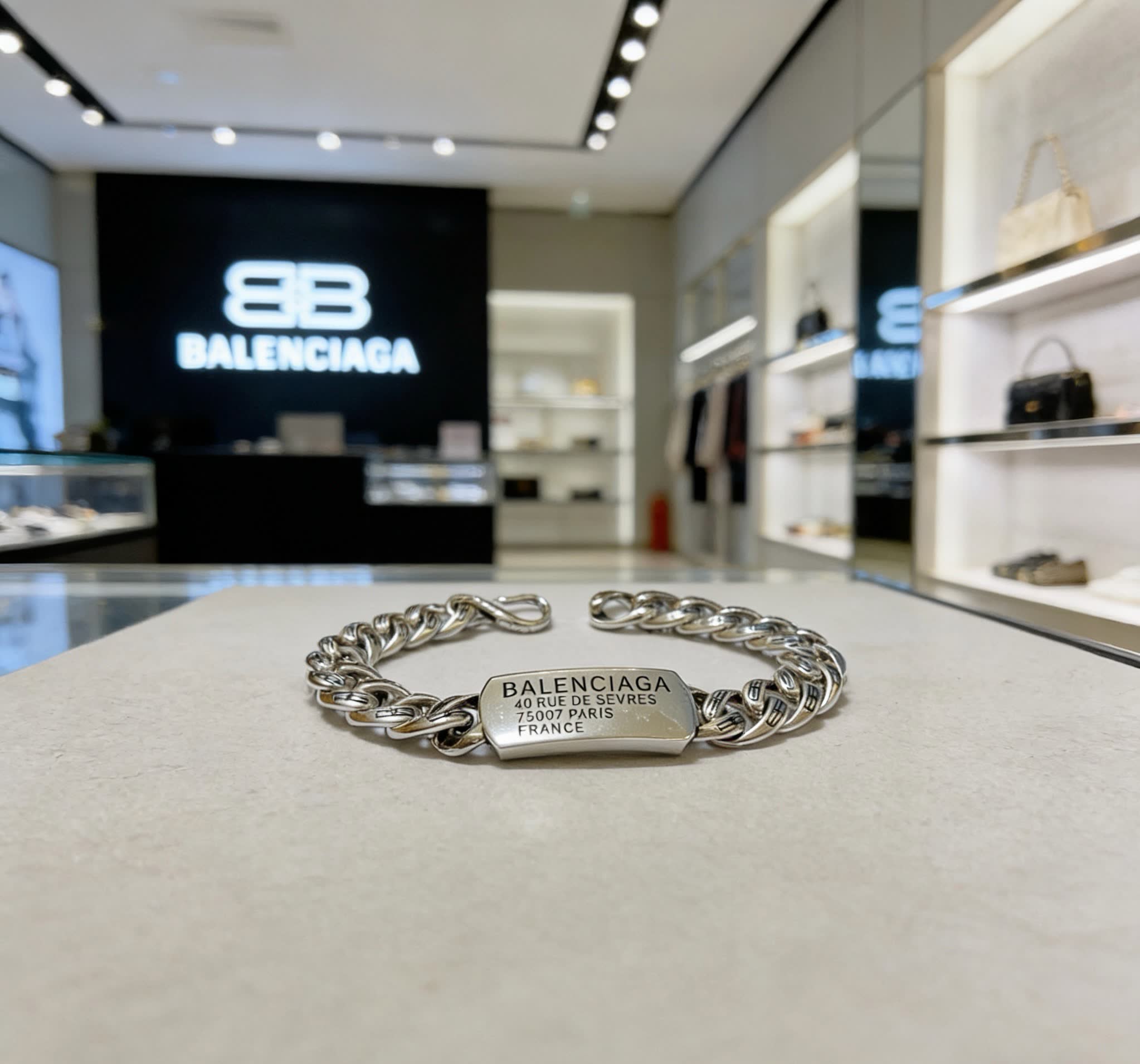 Balenciaga Silver Bracelet