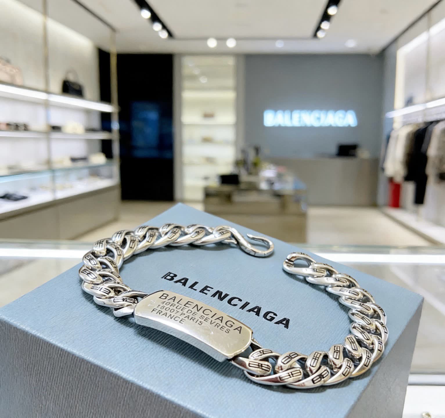 Balenciaga Silver Bracelet
