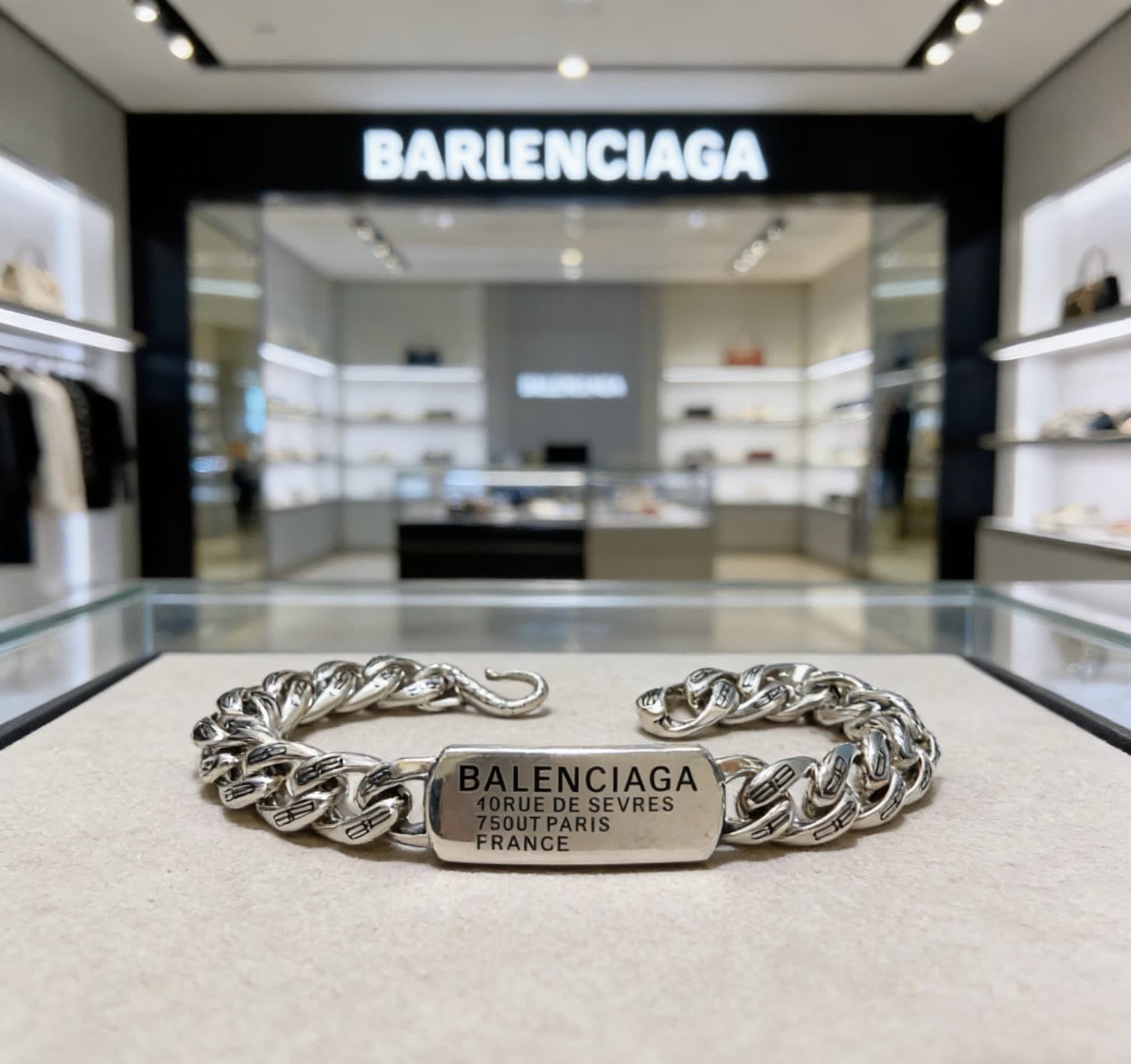 Balenciaga Silver Bracelet