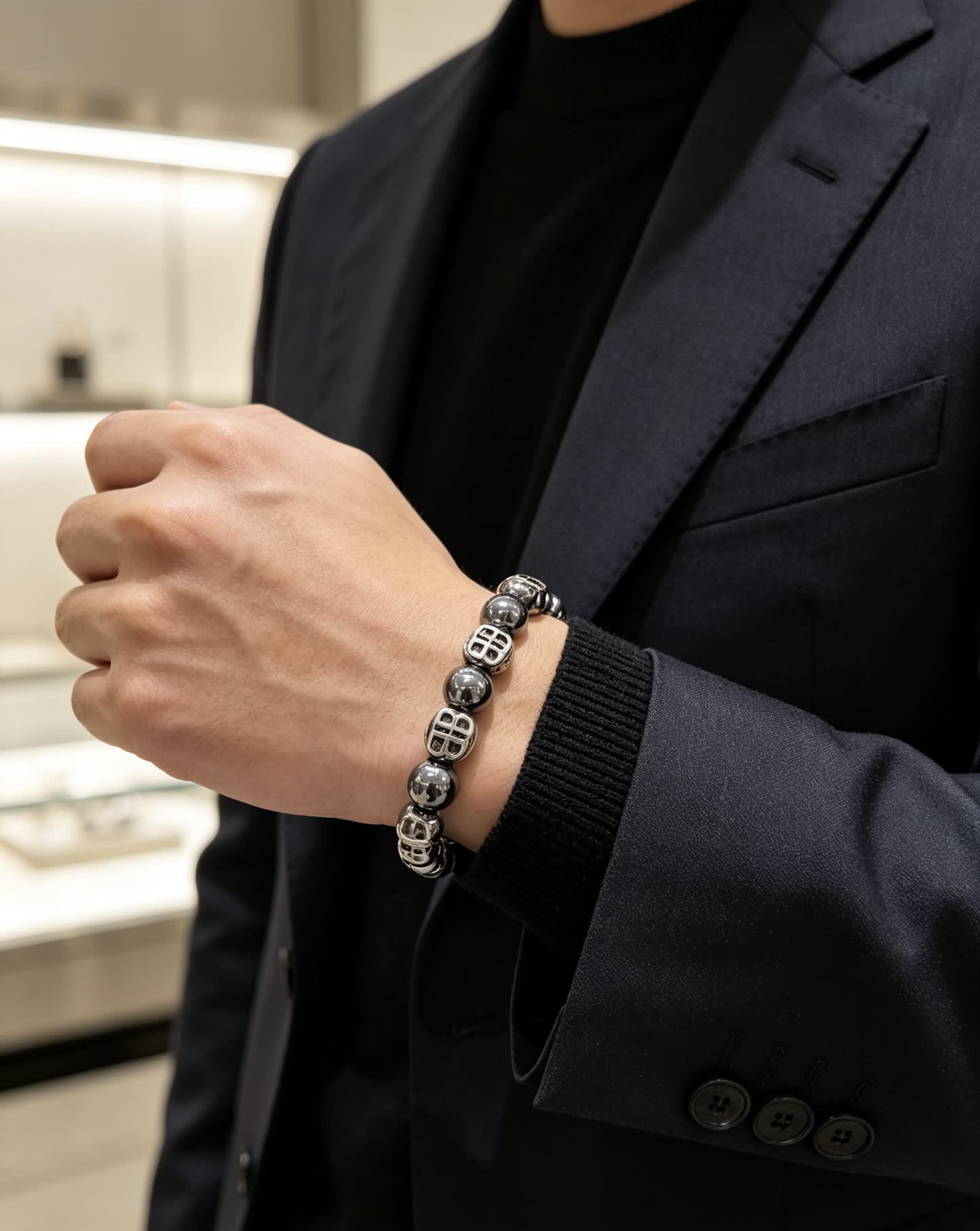 Balenciaga Logo Bracelet