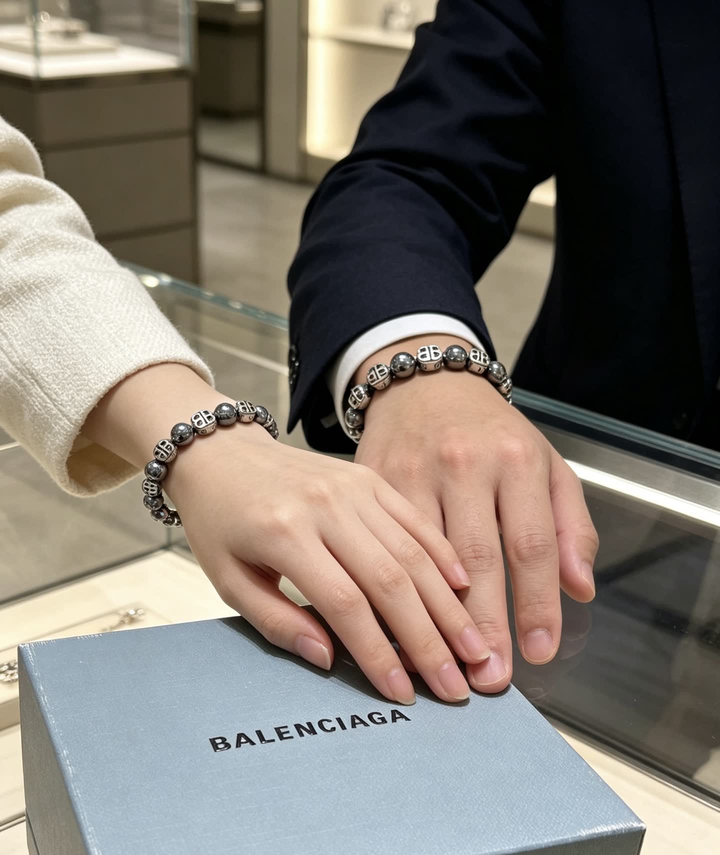 Balenciaga Logo Bracelet
