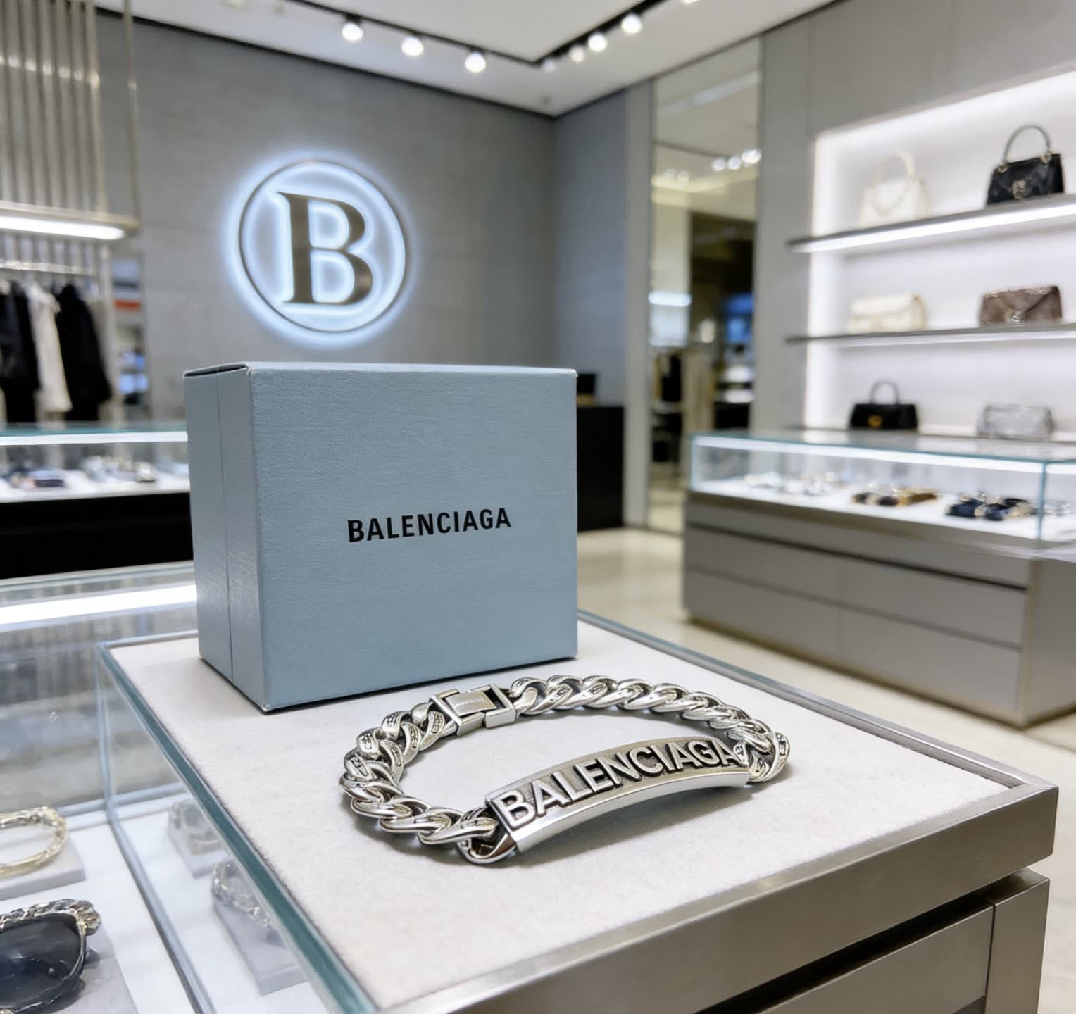 Balenciaga Silver Bracelet