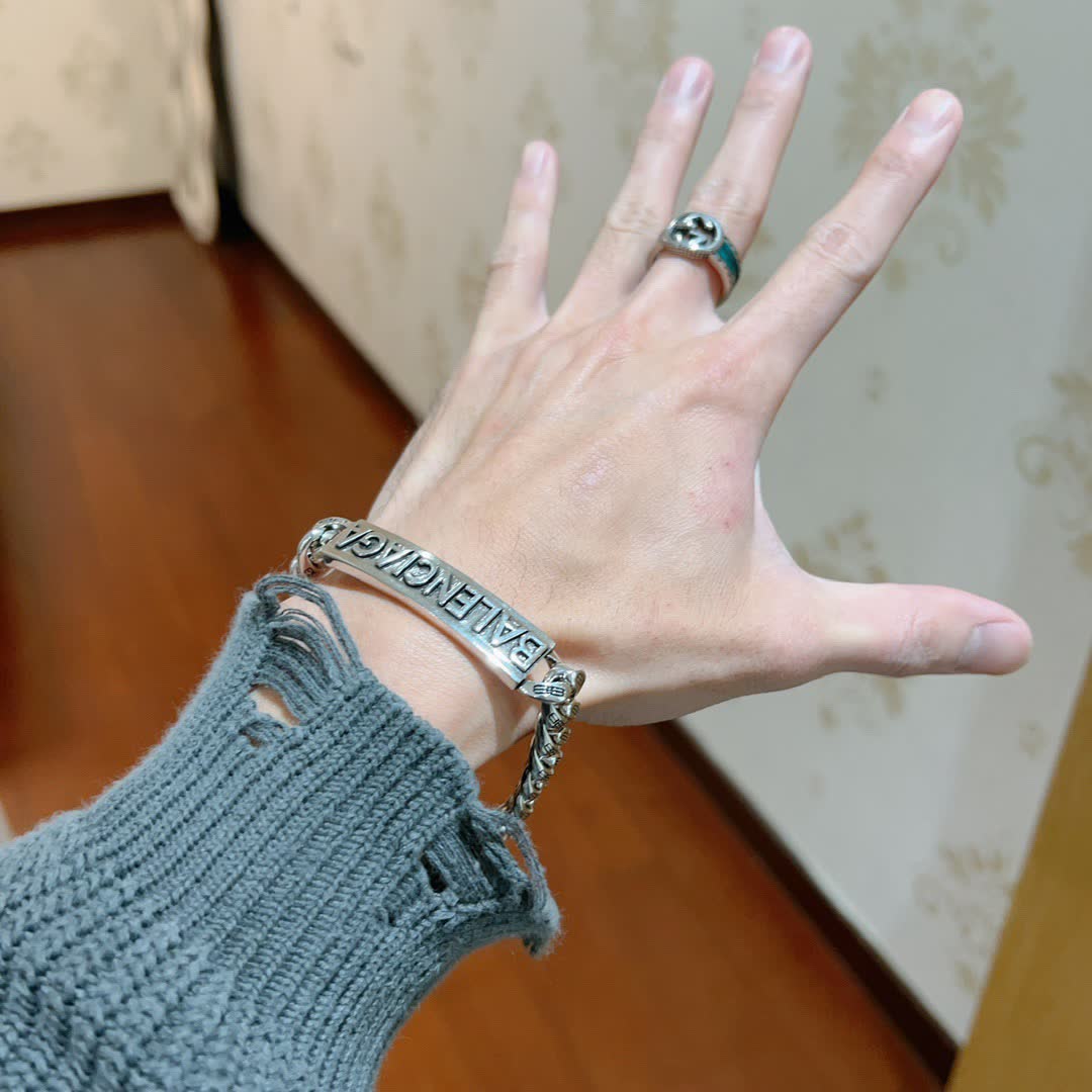 Balenciaga Silver Bracelet