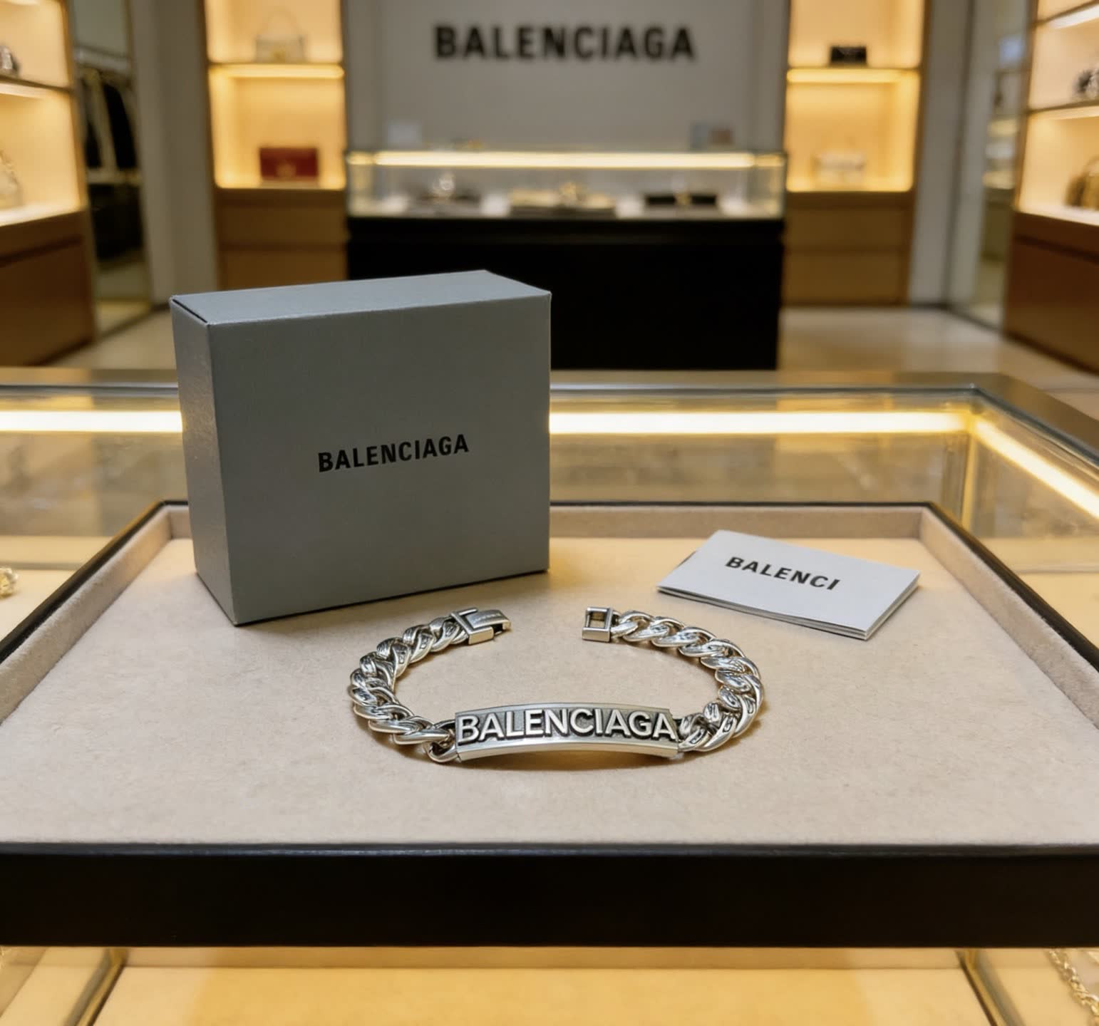 Balenciaga Silver Bracelet