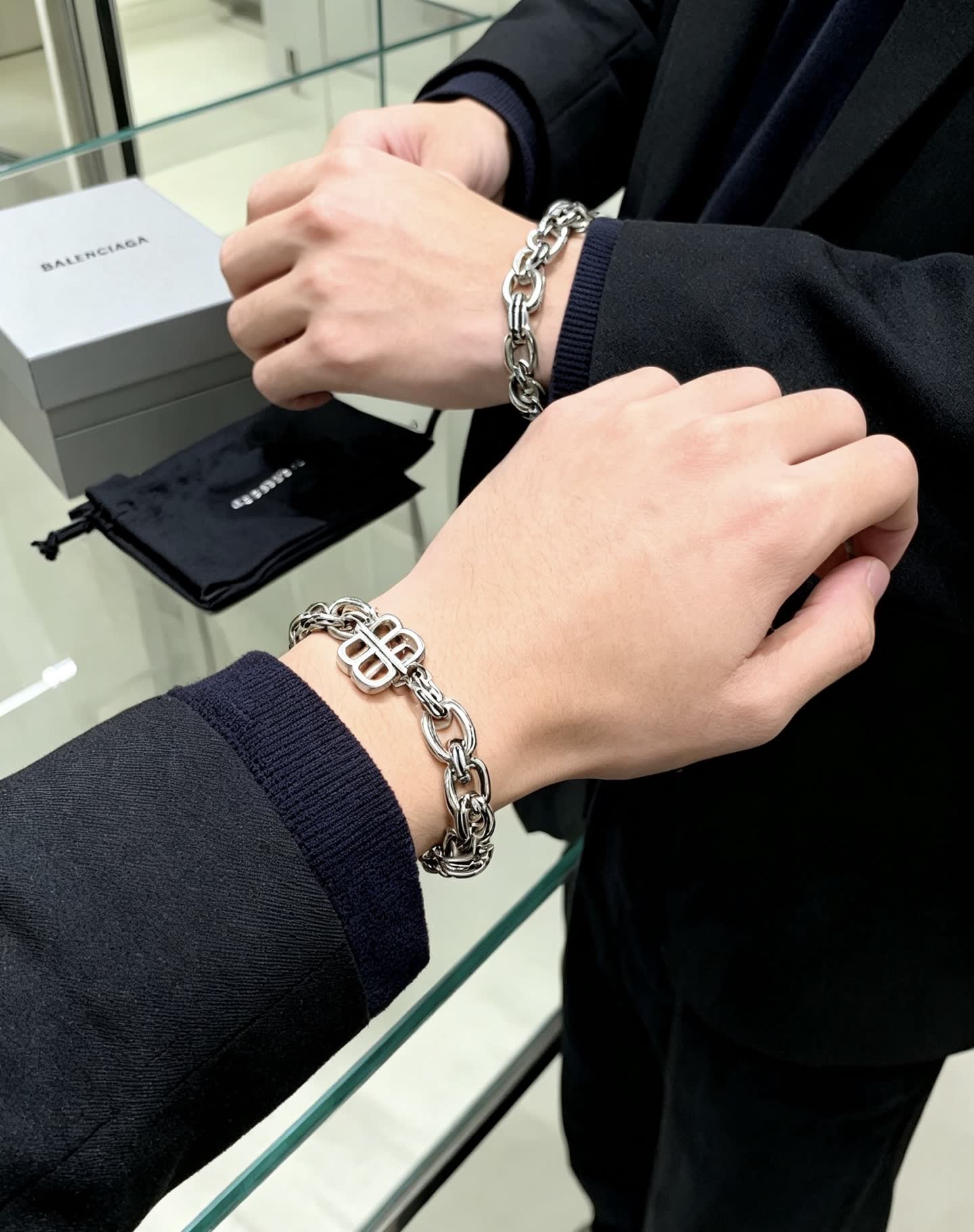 Balenciaga Silver Bracelet