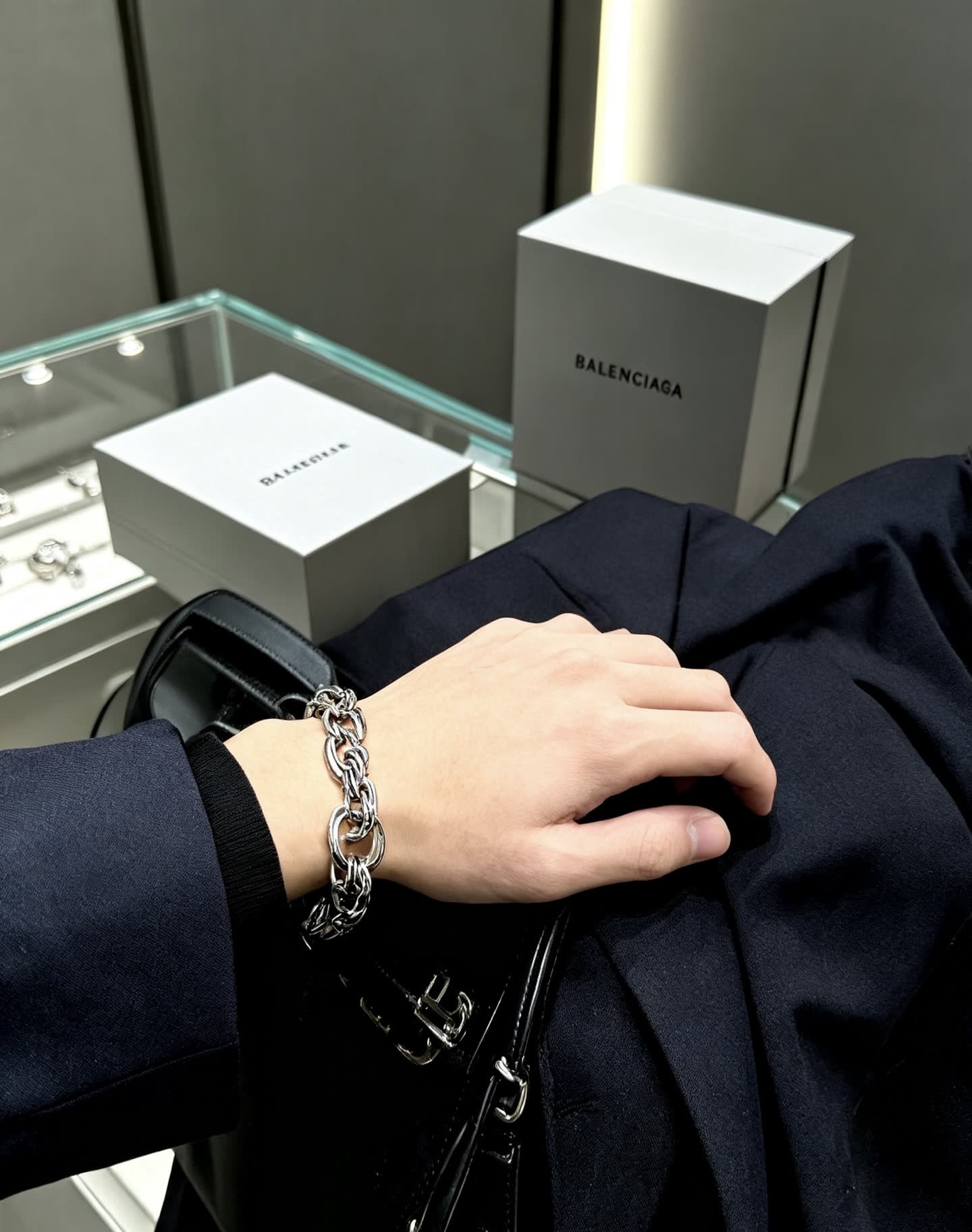Balenciaga Silver Bracelet