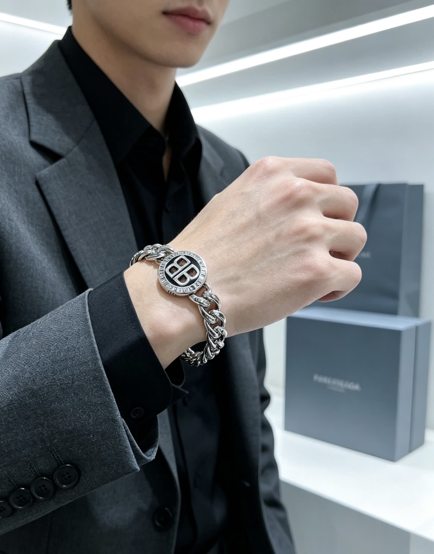 Balenciaga Silver Bracelet