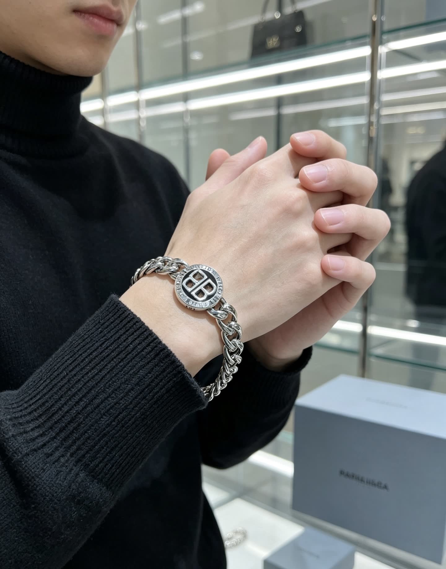 Balenciaga Silver Bracelet