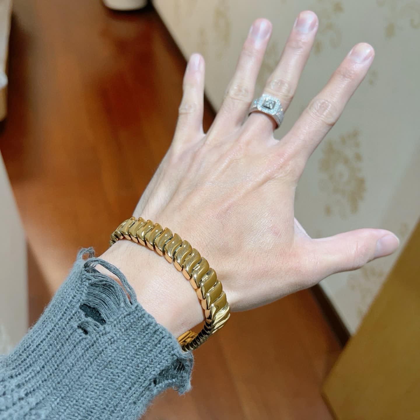 Balenciaga Gold Bracelet