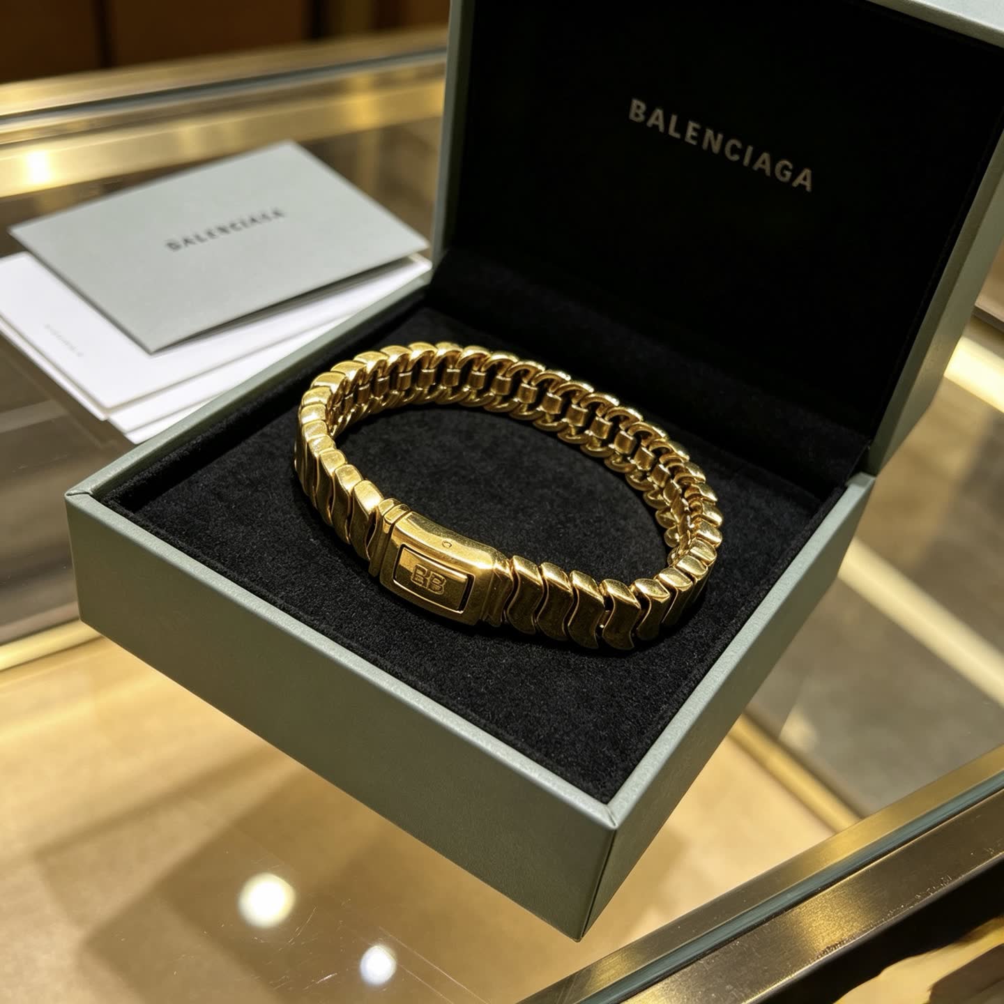Balenciaga Gold Bracelet