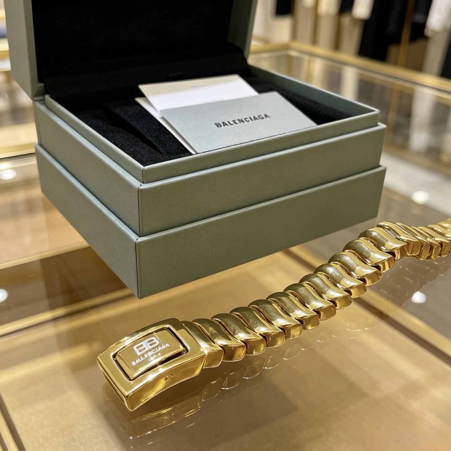 Balenciaga Gold Bracelet