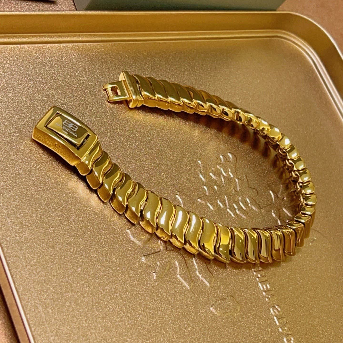Balenciaga Gold Bracelet
