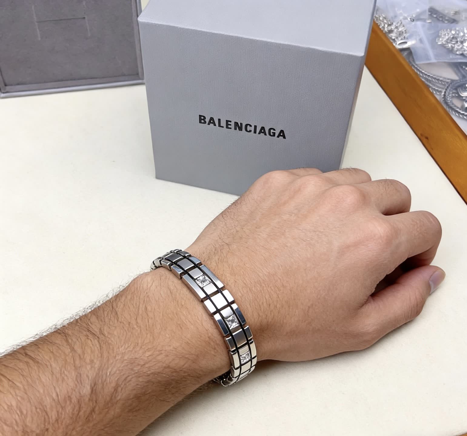 Balenciaga Silver Bracelet